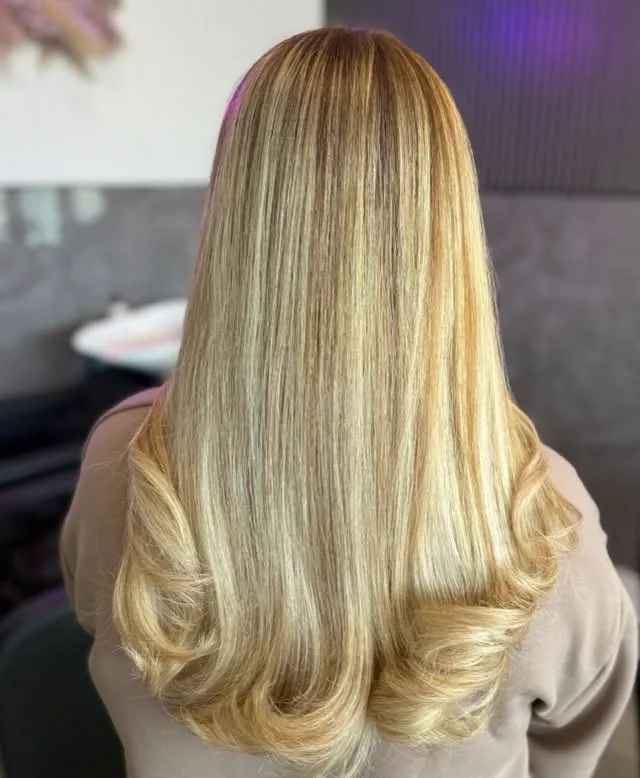 Balayage hair colour by Corrine at Beautano, Nitshill, Glasgow